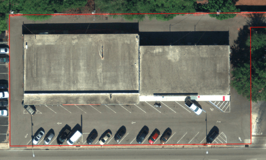 Example of counting parking spaces
