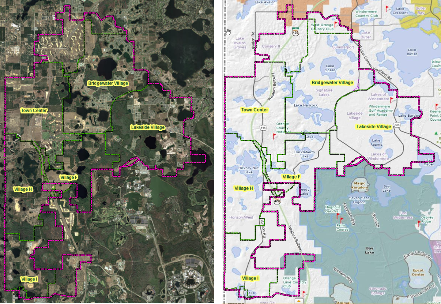 Example of regional planning